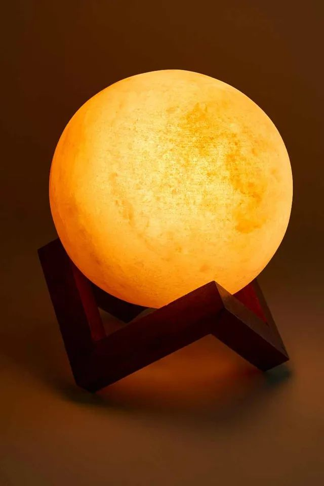 🌙 Himalayan Pink Salt Moon Lamp – Natural Air Purifier & Soothing Night Light ✨