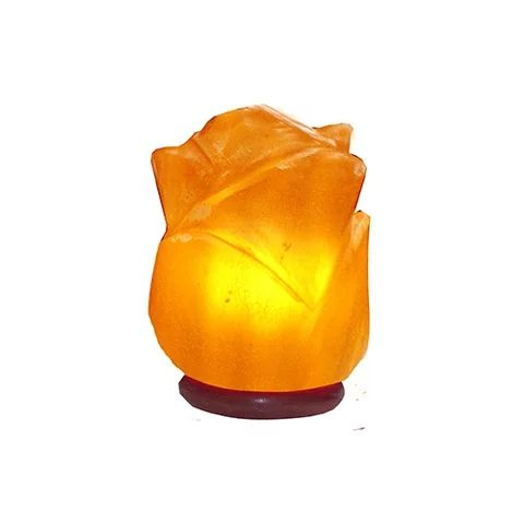 🌸 Flower-Shaped Himalayan Salt Lamp – Elegant Glow & Natural Air Purifier for Relaxation ✨