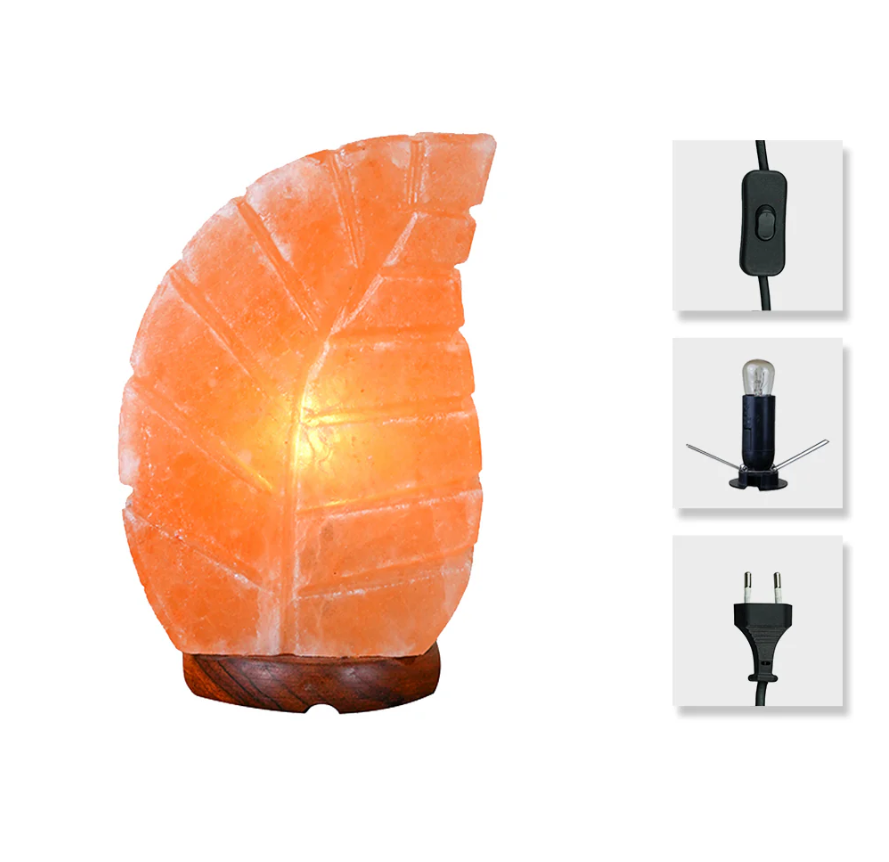 Leave Shape Himalayan Pink Salt Lamp