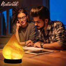 💧 Tear-Shaped Himalayan Salt Lamp – Elegant Shape & Natural Air Purifier ✨